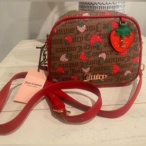 NWT Juicy Couture Freshly Picked Strawberry Crossbody Bag